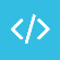 small blue icon with html 5 logo