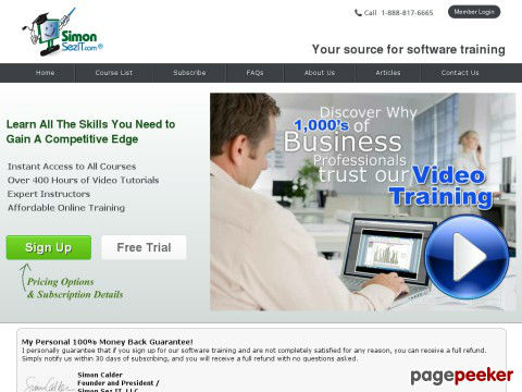 small box with screenshot with link to client one